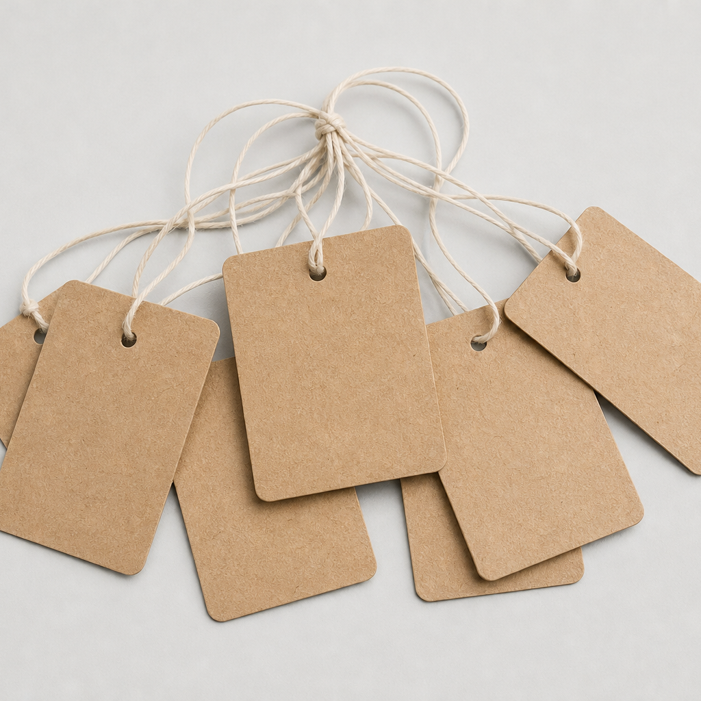 Geschenkanhaenger Kraftpapier