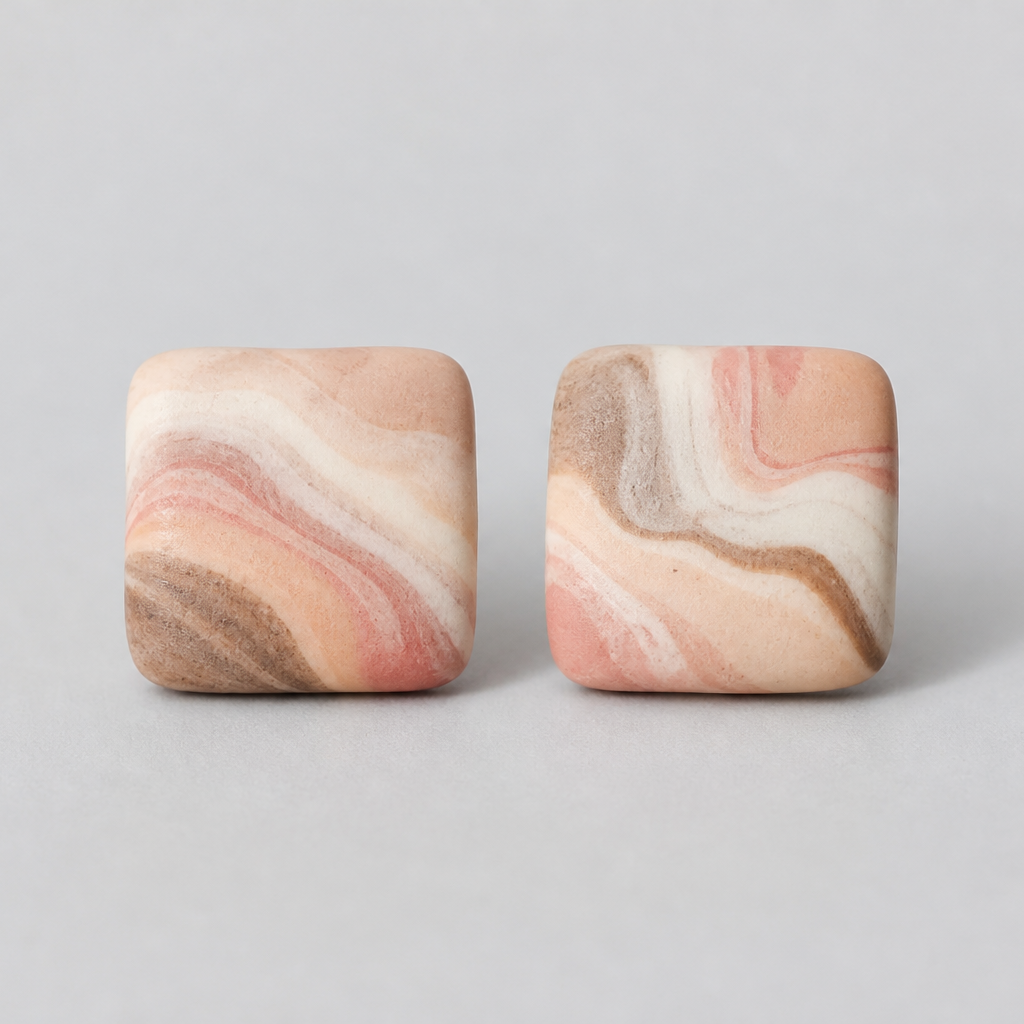 Ohrstecker aus Polymer Clay