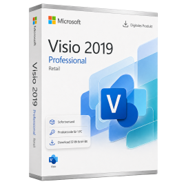 Microsoft Visio 2019 Professional - 32/64 Bit Retail/OEM