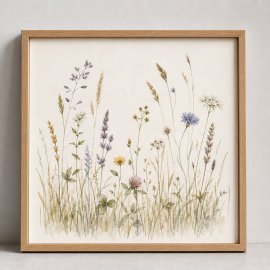 Kunstdruck Wiese